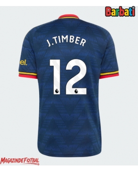 Arsenal Jurrien Timber #12 Tricou Fotbal Replică 2026-27 Barbati Deplasare Arsenal Jurrien Timber #12 Tricou Fotbal Replică 2026-27 Barbati Deplasare